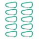thumbnail image 2 of 10pcs Mosquetón de Aluminio en D Lvero Clip de Resorte Mosquetones de a Presión Verde Baoblaze Llavero de gancho de mosquetón, 2 of 6