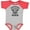 Baseball Heather and Red, variant on Inktastic Handpicked for Earth by My Auntie in Heaven with Angel Wings Boys or Girls Baby Bodysuit