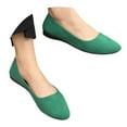 thumbnail image 3 of Xiaoxatg Women's Casual Shoes - Fashionable Solid Color Suede Stirrup Shoes for All-Day Comfort 7 Green, 3 of 9