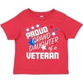 thumbnail image 3 of Inktastic Proud Granddaughter of a Veteran Veterans Day Girls Toddler T-Shirt, 3 of 5