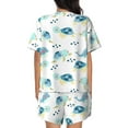 thumbnail image 6 of Sigee Sea Turtle for Sleepwear Casual Pjs with Pockets Women's Pajamas Sets Shorts 2 Piece Short Sleeve Lounge Sets 4X-Large, 6 of 9