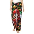thumbnail image 2 of Lsque Mario Print Women's Pajama Pants, Lounge Pant - Comfortable Home Wear,Elastic Waistband, Stylish Design-Small, 2 of 9