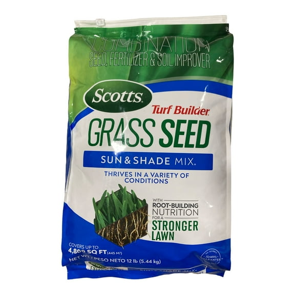 Scotts Turf Builder Sun & Shade Grass Seeds, 12 lb