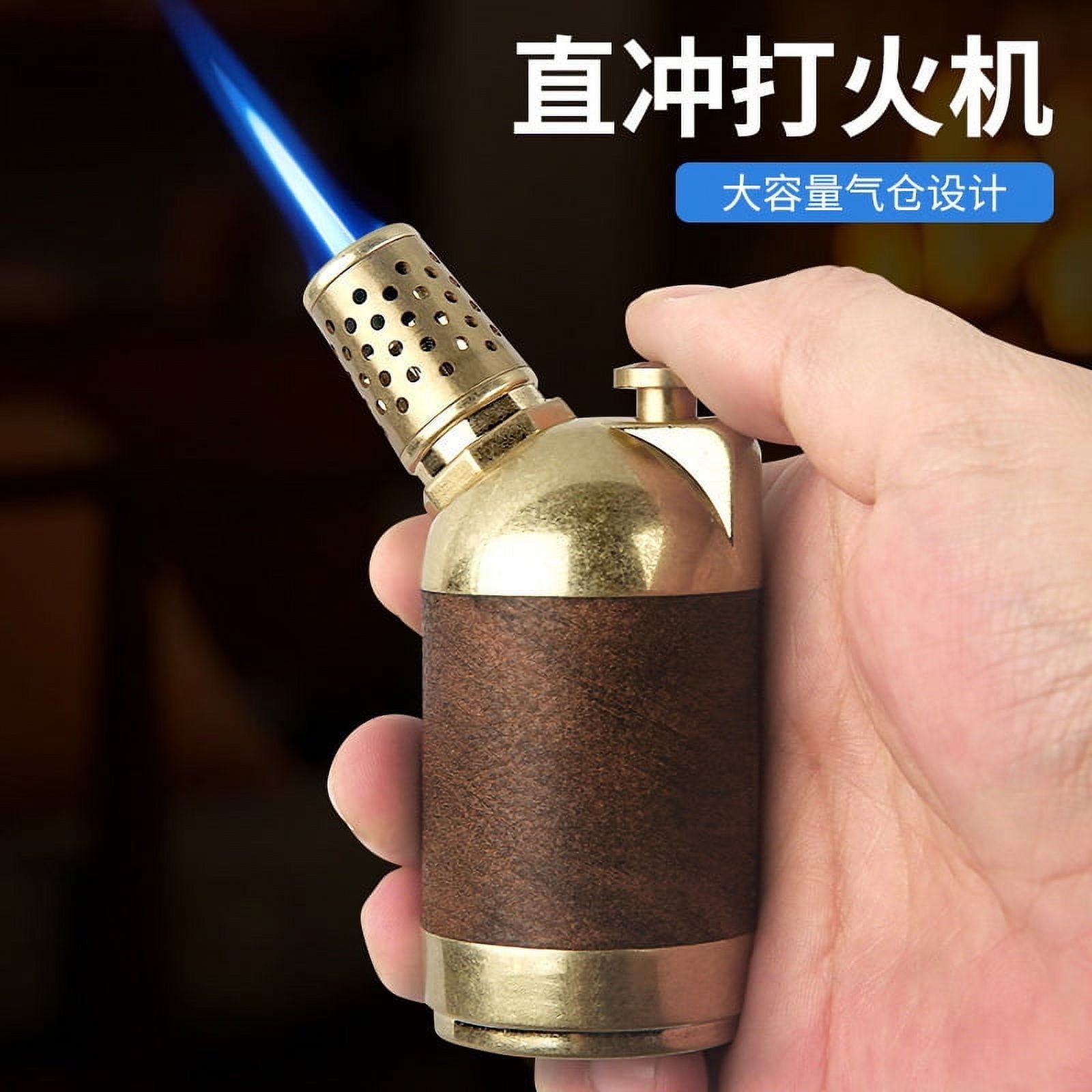 Cigar Lighter, Windproof Direct Impact, Durable, Creative, High-End Cigar Igniter, Spray Gun, Cigar Gift Cb-25By