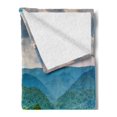 thumbnail image 2 of Landscape Soft Flannel Fleece Blanket, View of Mountains in Potomac Highlands of West Virginia Rural Scenery Picture, Cozy Plush for Indoor and Outdoor Use, 50" x 60", Forest Green, by Ambesonne, 2 of 5
