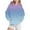Light Blue 1, variant on Kaemgyyd Women's Casual Hoodies Crewneck Lightweight Long Sleeve Sweatshirt Trendy Gradient Pullover Tops with Pockets