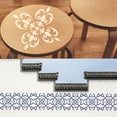 thumbnail image 4 of Naiovety Paquete de 3 Plantillas de pintura Hollow Hotel Bar Sala de estar Dormitorio Decoración de piedra Stencil Art Crafts DIY Fabricación de Decoración del hogar Naiovety BFH000589-00, 4 of 6
