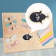 thumbnail image 3 of Tablero ocupado para , accesorios de bricolaje, juguete Montessori de habilidad , juguetes educativos para , juguetes de viaje para , Negro con plata CUTICAT Material de tablero ocupado, 3 of 8