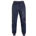 thumbnail image 1 of WEAIXIMIUNG Mens Compression Pants Men's Casual Long Pants Lace Up and Solid Color Sweatpants, 1 of 5