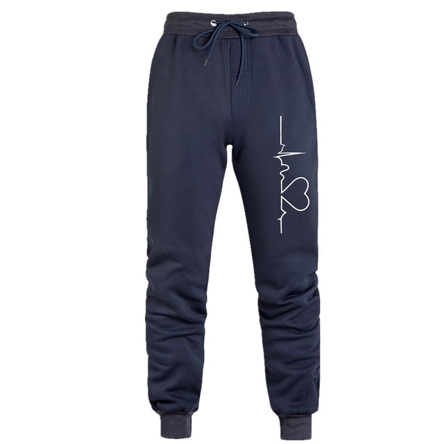 WEAIXIMIUNG Mens Compression Pants Men's Casual Long Pants Lace Up and Solid Color Sweatpants