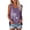 Purple 2, variant on Womens Sleeveless Tops Crewneck Tulle Loose Cutout Back Shirt Flowy Summer Athletic Tees