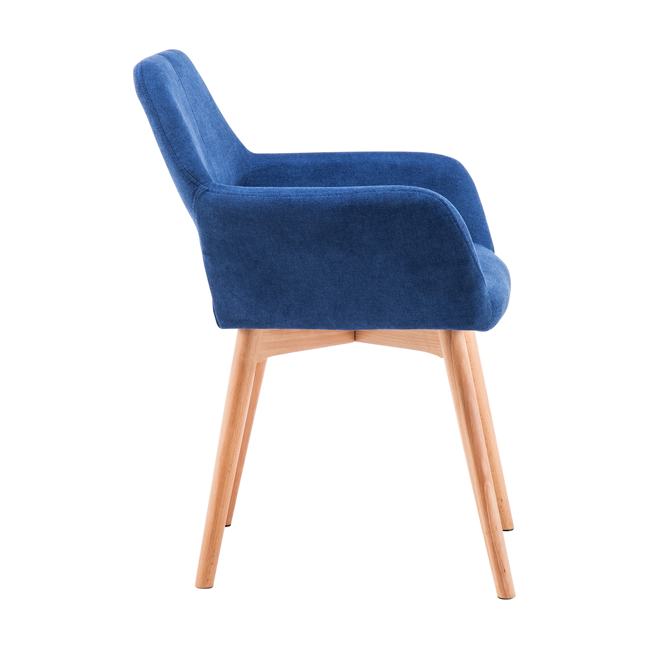 Homy Grigio Dining Chairs Set of 2,Blue Kitchen & Dining Room Chairs for Kitchen Chairs with Armrest(Blue)