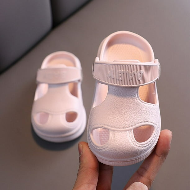 Zapatillas de verano para niños y niñas, chanclas suaves de dibujos animados para playa y baño