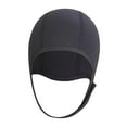 thumbnail image 4 of Langgg 3mm Neoprene Scuba Diving Hat Protection Ear for Rafting Underwater Unisex black, 4 of 9