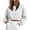 White, variant on Cropped Sweatshirt for Women Oversized Crewneck Cotton Long Sleeve Crop Pullover Casual Lightweight Boxy Sweater Cute Loose Fit Pullover Tops Going Out Tops For Women