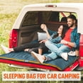 thumbnail image 4 of Double Sleeping Bag for Adults Mens with Pillow, XL Queen Size Two Person Sleeping Bag for All Season Camping Hiking Backpacking 2 Person Sleeping Bags for Cold Weather & Warm, 4 of 10