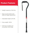 Equate Mobility Aluminum Offset Handle Cane with Foam Handle