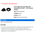 thumbnail image 2 of Front Suspension Strut Mount Kit - Compatible with 2007 - 2010 Chrysler Sebring 2008 2009, 2 of 2