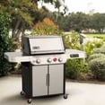 thumbnail image 4 of Weber Genesis Smart SX-325s 3-Burner Propane Gas Grill in Stainless Steel with Connect Smart Grilling Technology, 4 of 12