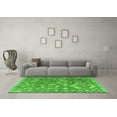 thumbnail image 3 of Ahgly Company Indoor Rectangle Abstract Green Modern Area Rugs, 6' x 9', 3 of 4