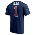 thumbnail image 3 of Men's Navy Washington Wizards Number One Dad T-Shirt, 3 of 3