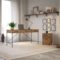 thumbnail image 2 of Ironworks 60W Desk with Mobile File Cabinet in Golden Pine - Engineered Wood, 2 of 7