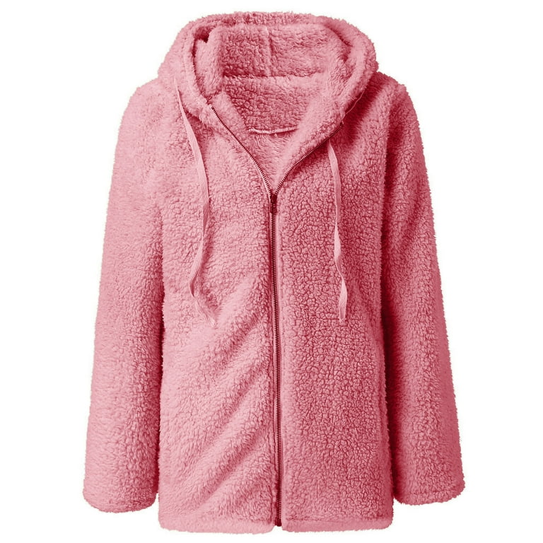 Fuzzy jackets shop at walmart