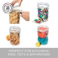 thumbnail image 5 of Oggi 5355 Clear Acrylic Canister with Spoon Set, 4 Piece, 5 of 5