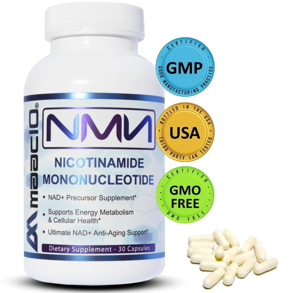 MAAC10 NMN Nicotinamide Mononucleotide Supplement (NMN 125mg Capsules ...