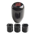 thumbnail image 2 of 5 Speed Car Gear Shifter Knob Manual Automatic Alloy Gear Shift Knob Shift Lever M8 Thread Adapter, M10 * 1.5/M10 * 1.25 Thread, 2 of 11