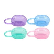4 PCS Baby Pacifier Box, Pacifier Pacifier Storage Gosear Portable Pacifier Box Storage Case Box Container With Non-slip Handle For Home Travel *2PCS