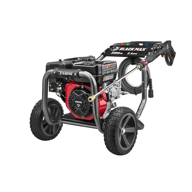 Black Max 3300 PSI Gas Pressure Washer, 212cc OHV Engine