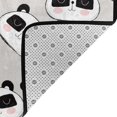 thumbnail image 4 of Cute panda A Shaggy Area Rug, Rugs for Living Room Bedroom Non Slip Door Mat Indoor Carpet Machine Washable Nursery Home Decor Floor Mats for Entryway 60x39in-#, 4 of 5