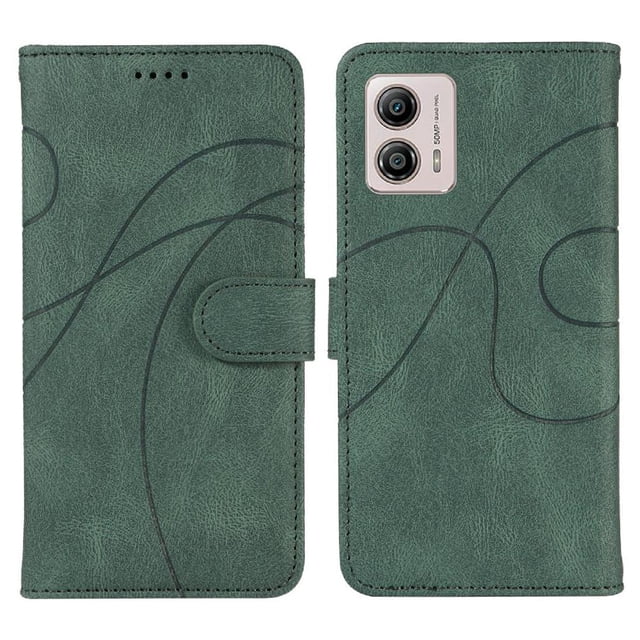 Flip Case For FOXDOCK Motorola Moto G13 Card Slots and Kickstand Function Skin Feel Leather