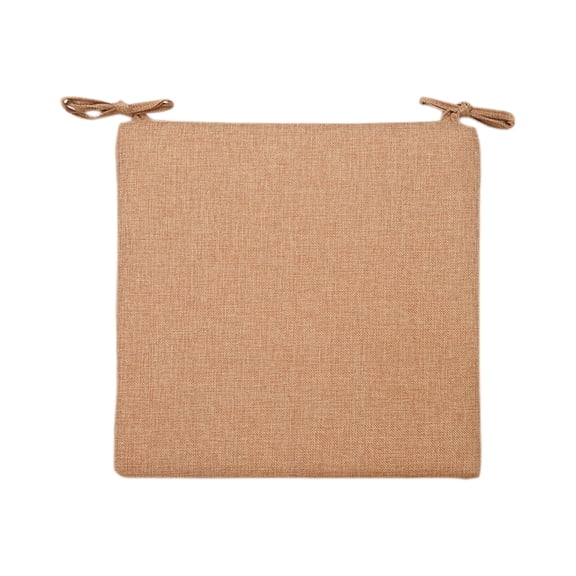 Textured Chair Seat Cushion (Chair Cushion), Beige Color, 1-Piece, 17" x 17" Seat Cushions for Office Chairs By XSAOP