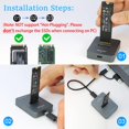 thumbnail image 4 of Adaptador de lector NVMe a USB-C de estación de acoplamiento M.2 a USB RIITOP, 4 of 7