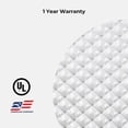 thumbnail image 2 of Four Bros 6 inch Recessed Ceiling Shower Trim with Frosted Albalite Lens Light Cover (White), 4 Pack, 2 of 6