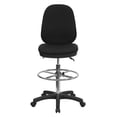 thumbnail image 5 of Flash Furniture Black Multifunction Ergonomic Drafting Chair with Adjustable Foot Ring and Adjustable Arms, 5 of 5