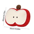 thumbnail image 3 of Apple Plush Decorative Pillow, Cute Apple Shaped Pillow With Soft Stuffing, Holiday Christmas Pillow For Sofa, Bed, Or Office Chair Seasonal Fruit Themed Accent Decoration, 3 of 6