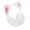 White pink, variant on Essential Winter Earmuffs Puss Ears Plush Design Comfortable For Women Kids