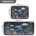 thumbnail image 3 of 2-Piece Kitchen Mat Set Non Slip Washable Floor Mats Decorative Rugs for Kitchen Sink Laundry Bioluminescent Marine Plants, 3 of 7