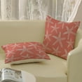 thumbnail image 4 of Coral Coastal Pillow Covers 18x18 Inch 2 Pcs Sea Starfish Decor Throw Pillows Nautical Beach Ocean Themed Summer Outdoor Holiday Decoration Pillowcase Linen Cushion Cover for Couch Sofa, 4 of 6