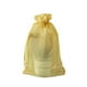 thumbnail image 4 of Bolsas de regalo de organza QIANF, 20 unidades, 15 x 23 cm, con cordón dorado, 4 of 7
