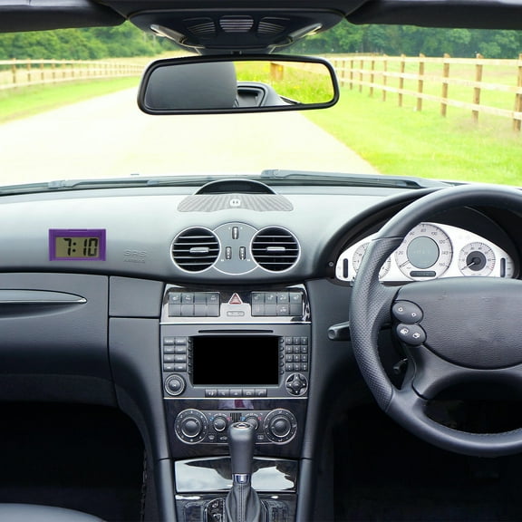 WRISTBIQUE 1Pcs Luminous Car Clock for Auto Dash with Included