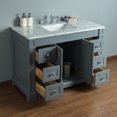 thumbnail image 5 of Stufurhome Seine 48 Inches Grey Single Sink Bathroom Vanity, 5 of 7