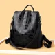 thumbnail image 2 of Nueva mochila para mujer, mochila de cuero suave de alta calidad, bolsas de viaje escolares para niñas, mochila de viaje antirrobo de gran capacidad, 2 of 5