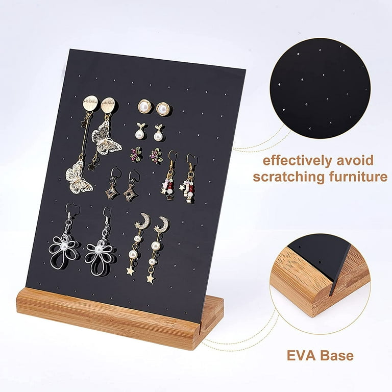 Pandahall Elite Earring Holder Organizer, 70 Holes Jewelry Display