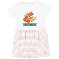 thumbnail image 3 of Inktastic Big Sis Woodland Fox Sister Girls Toddler Dress, 3 of 5