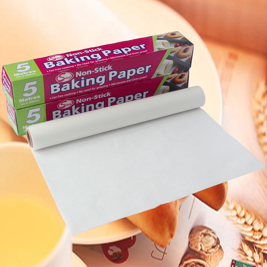 Details about   1 Roll /8M Baking Paper Parchment Paper Rectangle Baking Sheets for Bakery 