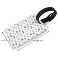 thumbnail image 2 of Sikiie Undersea Animals Luggage Tags Privacy Cover ID Label Suitcase Tags Identifiers For School Bags,Suitcases, 2 of 7
